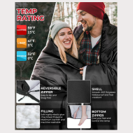 Ohuhu Double Sleeping Bag - Image 3