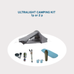 Ultralight tent camping kit