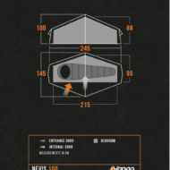 Vango Nevis 100 – Lightweight Trekking Tent - Image 2